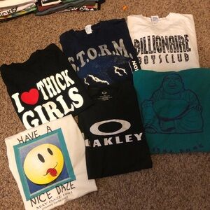 6 men’s large shirt bundle